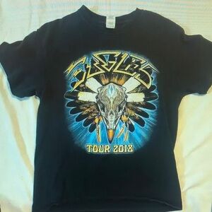 Eagles Kids Black Graphic T-Shirt